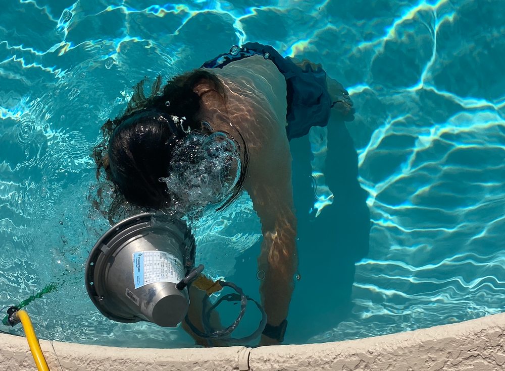 Pool leak detection job in the Las Vegas Valley